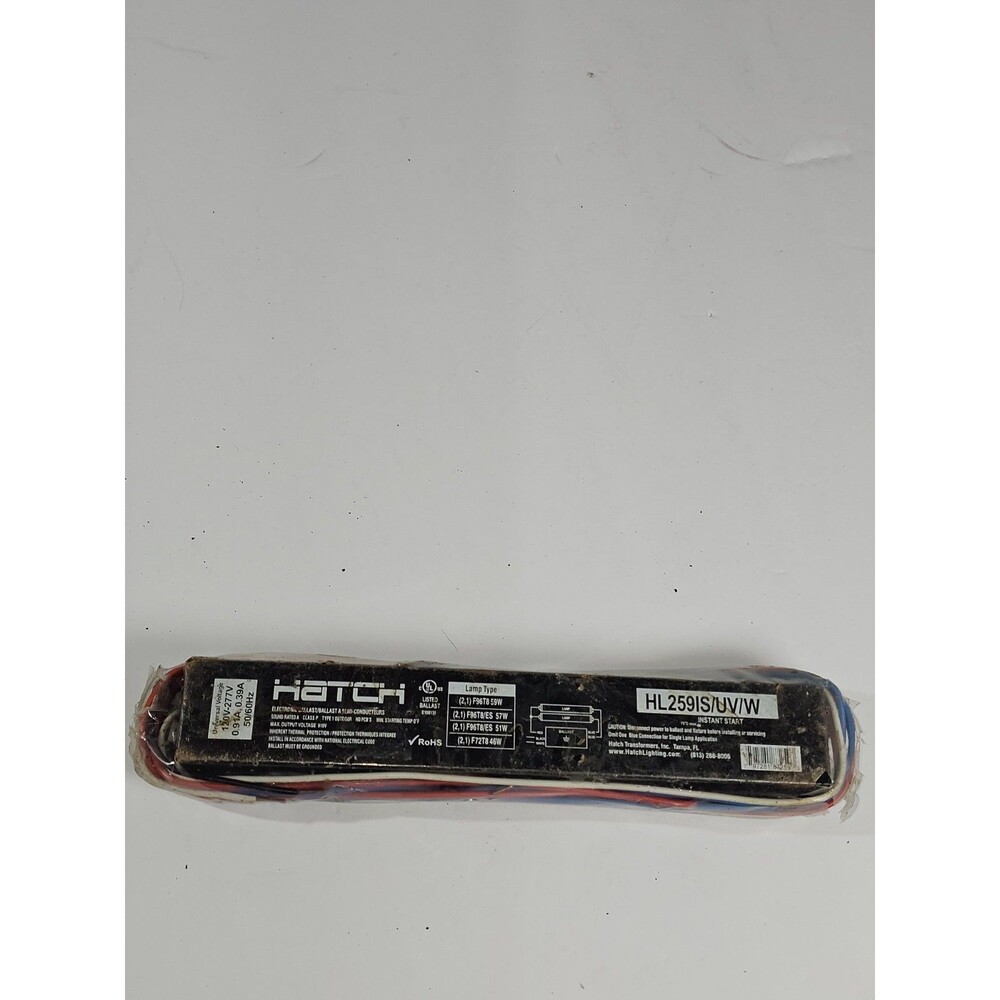 Hatch UV Lamp Electronic Ballast 120V-277V HL240IS/UV/W